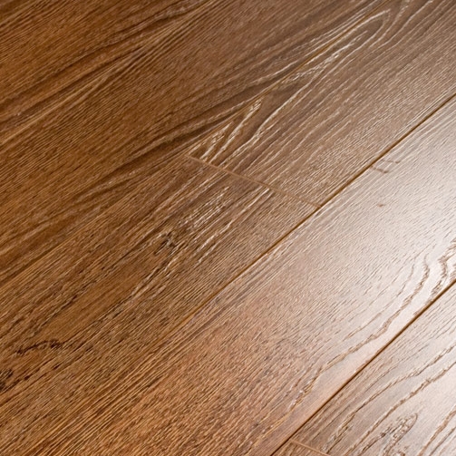 Ecoflooring Brush Wood 528 Дуб Шоколад