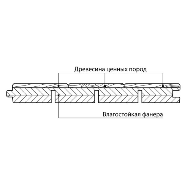 Инженерный модуль Верона Ясень бесцветный